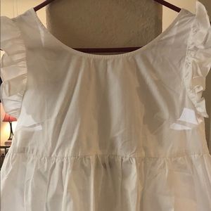 NWOT Shein ruffle sleeve shirt